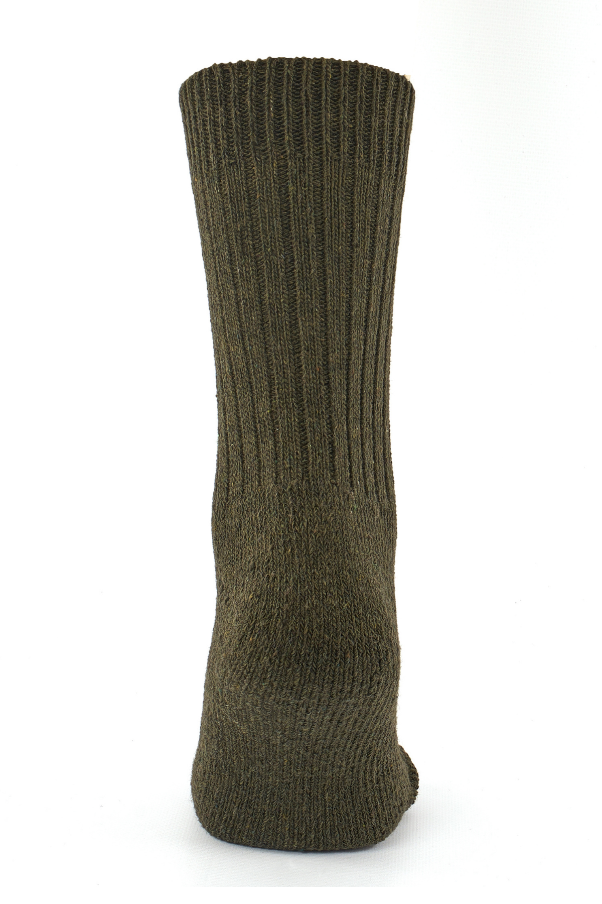 3 Pairs Wool Crew Khaki - Green - Black Komet Knitter Ski Socks Thermal
