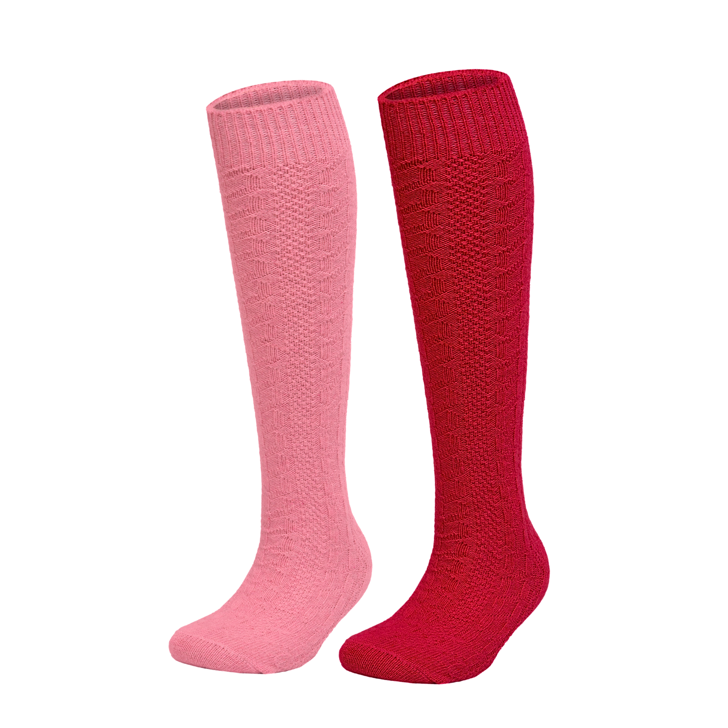 Wool Knee High Socks Multicolor Women Unisex