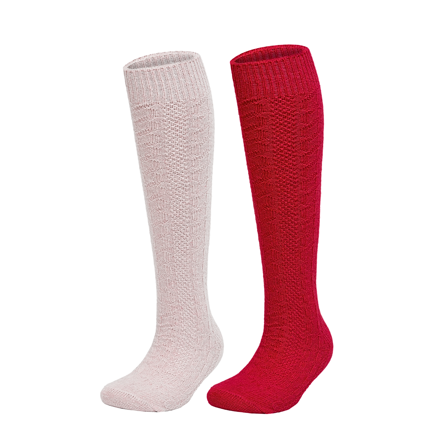Wool Knee High Socks Multicolor Women Unisex
